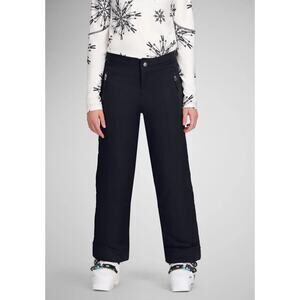 Obermeyer Brooke Waterproof Ski Snow Pants Girls Sz 8 Black NWT $118